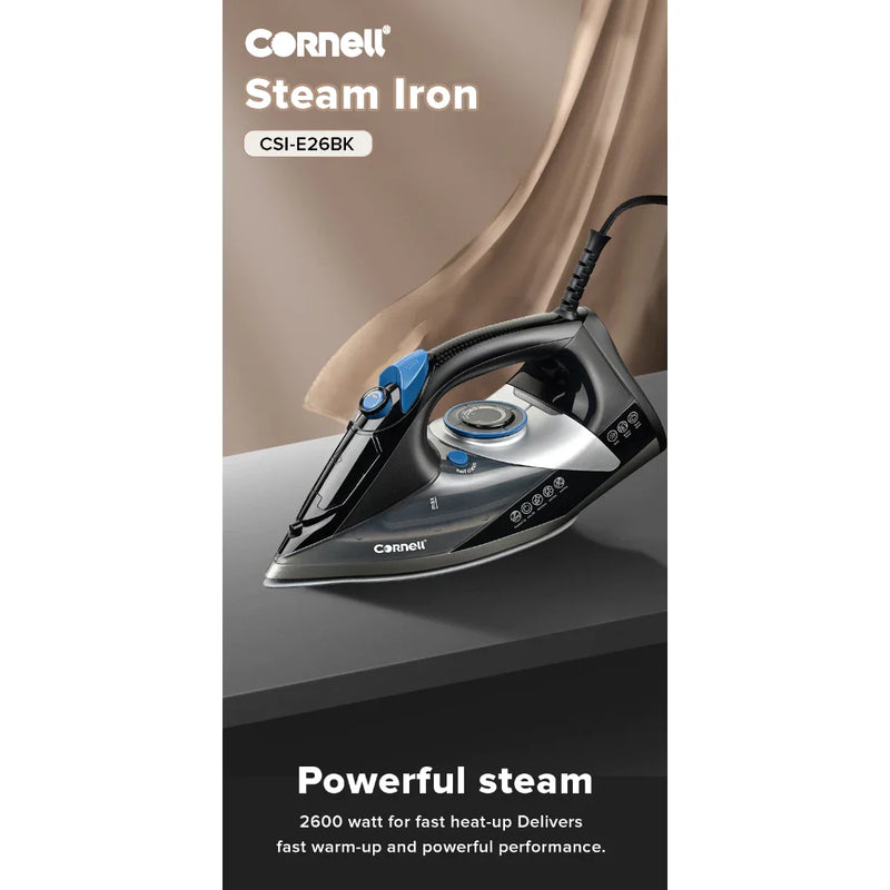 Cornell CSIE26BK 2600W Electric Steam Iron