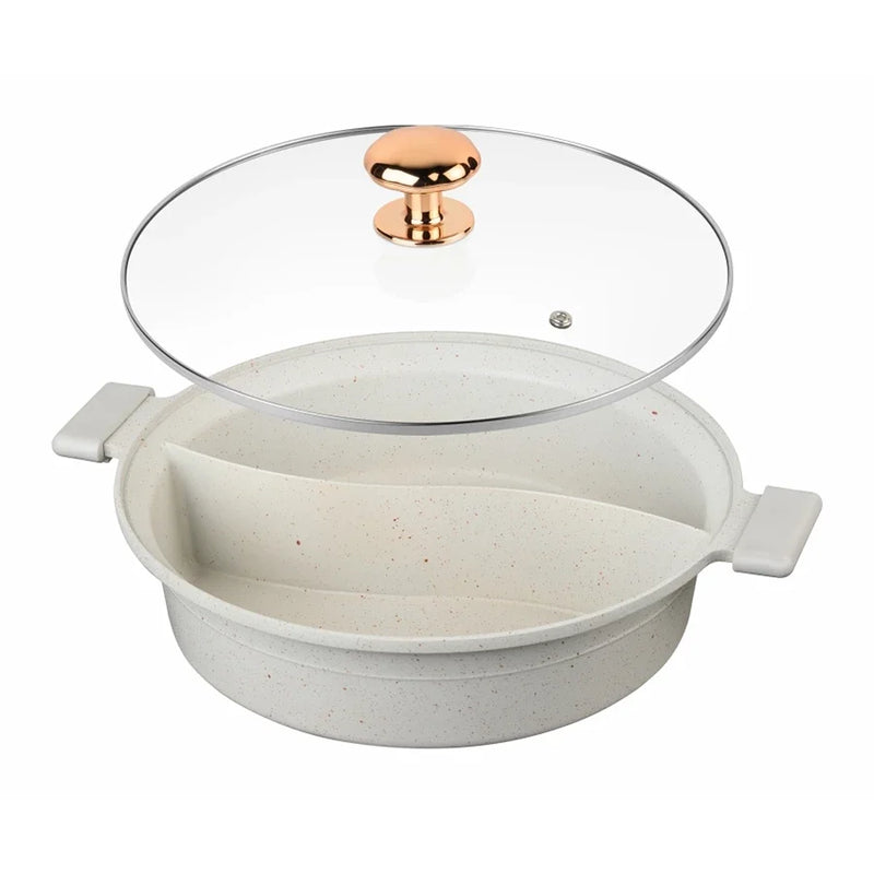 Cornell 1360W 4.0L Steamboat Multi Cooker with Yuan Yang Pot