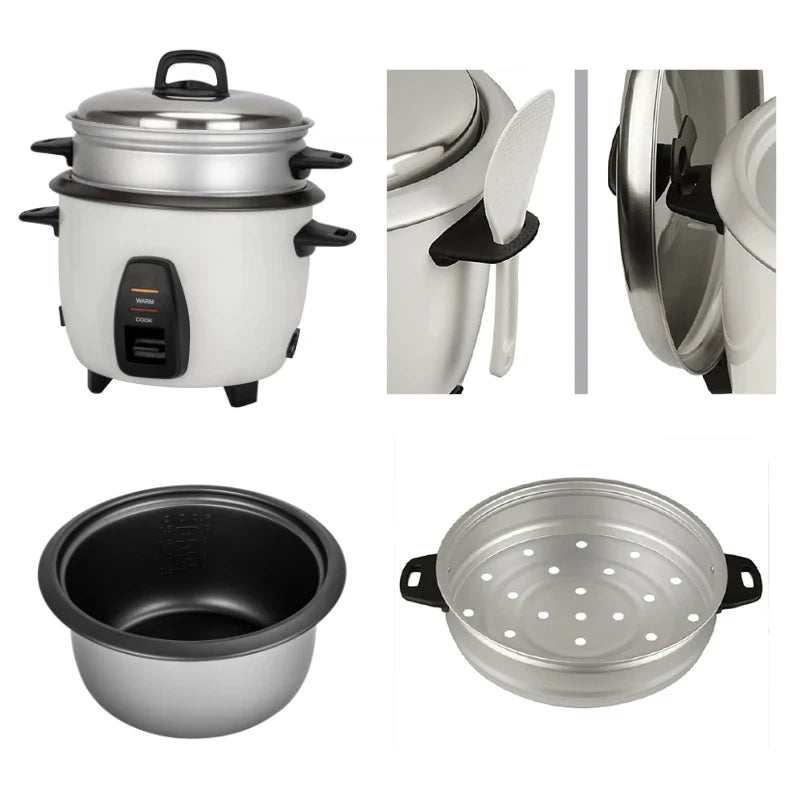 Cornell Rice Cooker with Food Steamer Tray