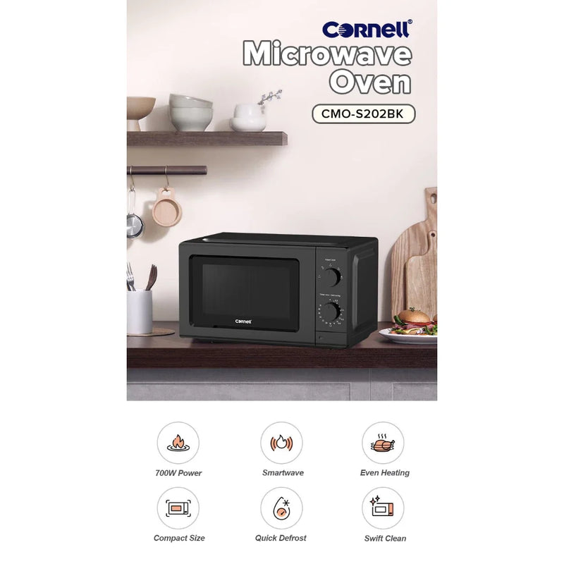 Cornell Microwave Oven with Smart Wave Technology