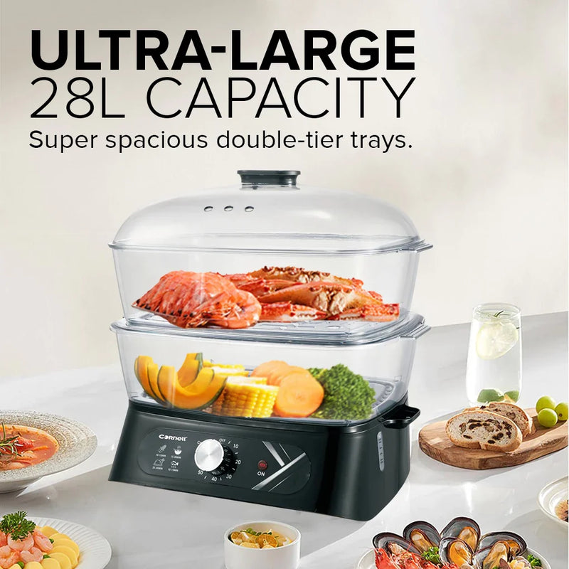 Cornell CFS208L 28L 2-Tier Food Steamer