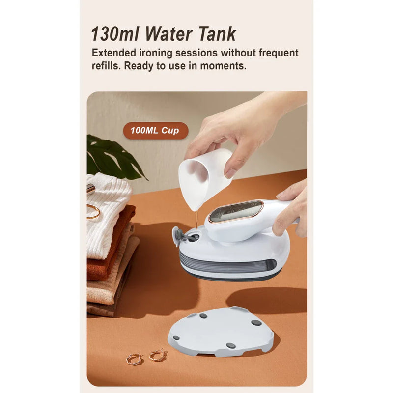 Cornell 2-in-1 Portable Steam Iron and Travel Garment Steamer