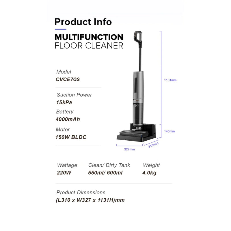 Cornell Wet and Dry Cordless Vacuum Cleaner