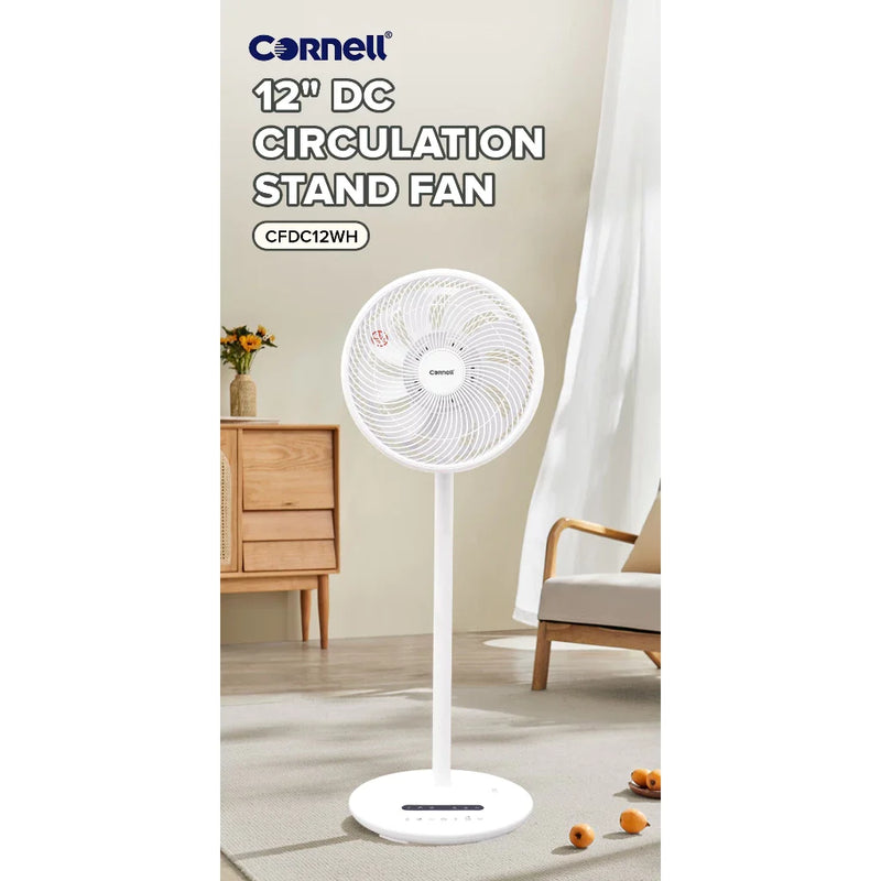 Cornell 12-Inch High Velocity DC Stand Fan