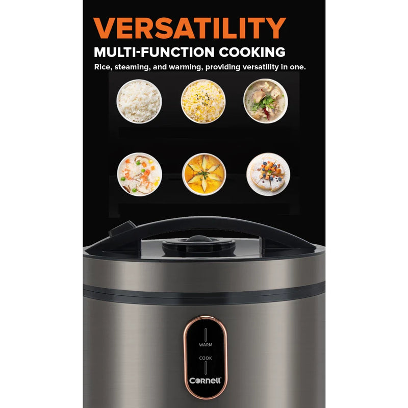 Cornell Jar Rice Cooker with Steam Tray
