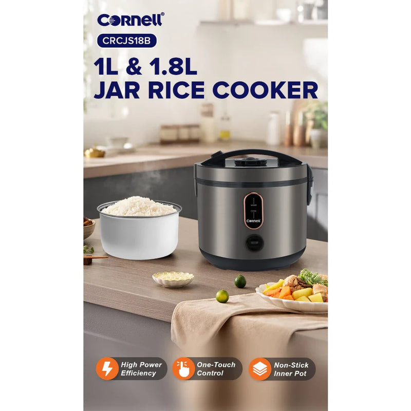 Cornell Jar Rice Cooker with Steam Tray