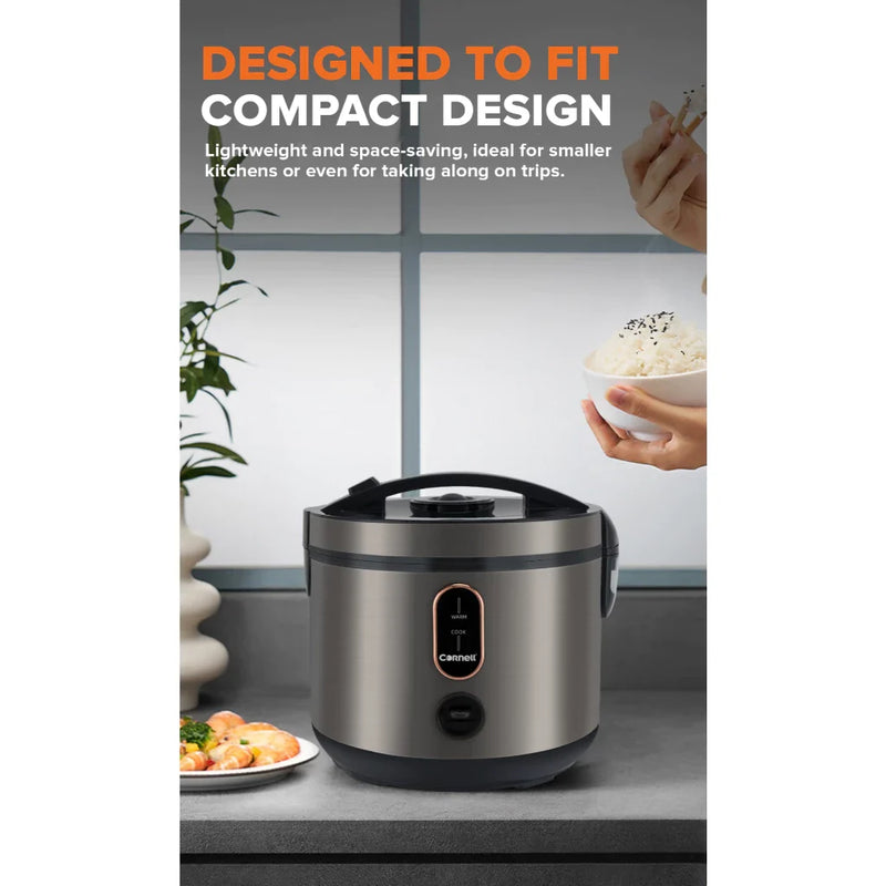 Cornell Jar Rice Cooker with Steam Tray