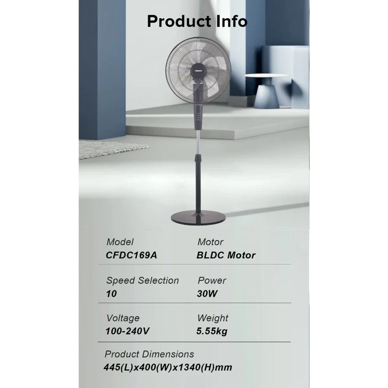 Cornell 16-Inch Stand Fan