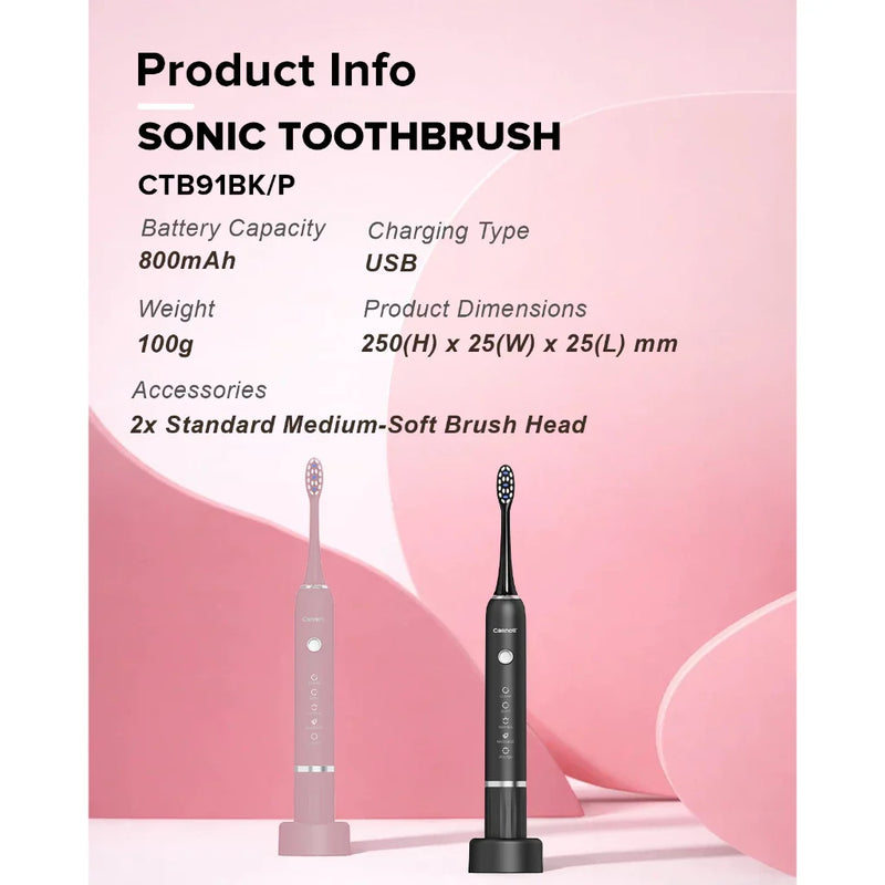 Cornell Sonic Electric Toothbrush with Pressure Sensor