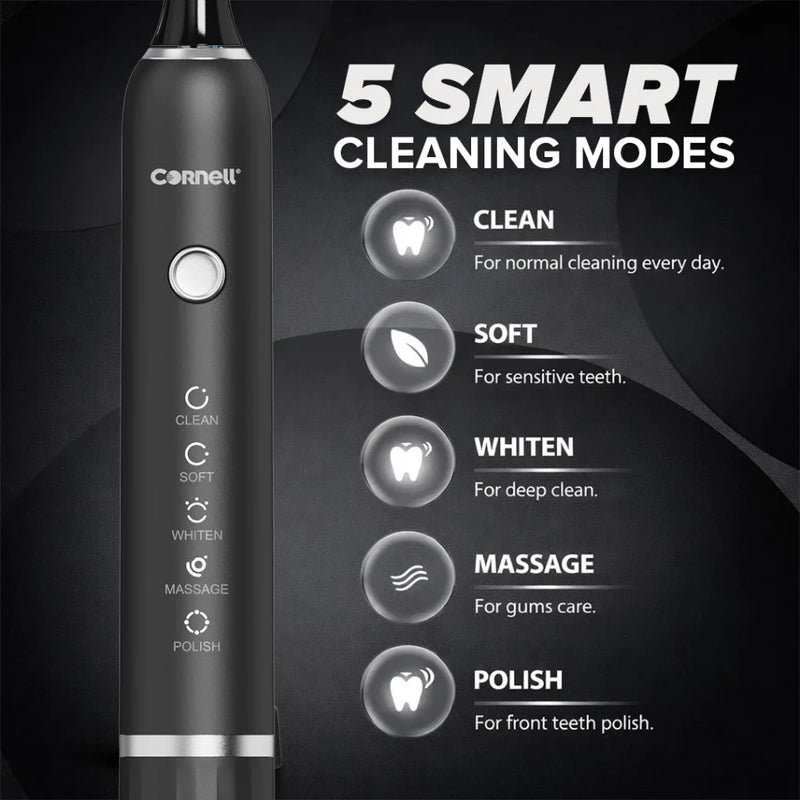 Cornell Sonic Electric Toothbrush with Pressure Sensor