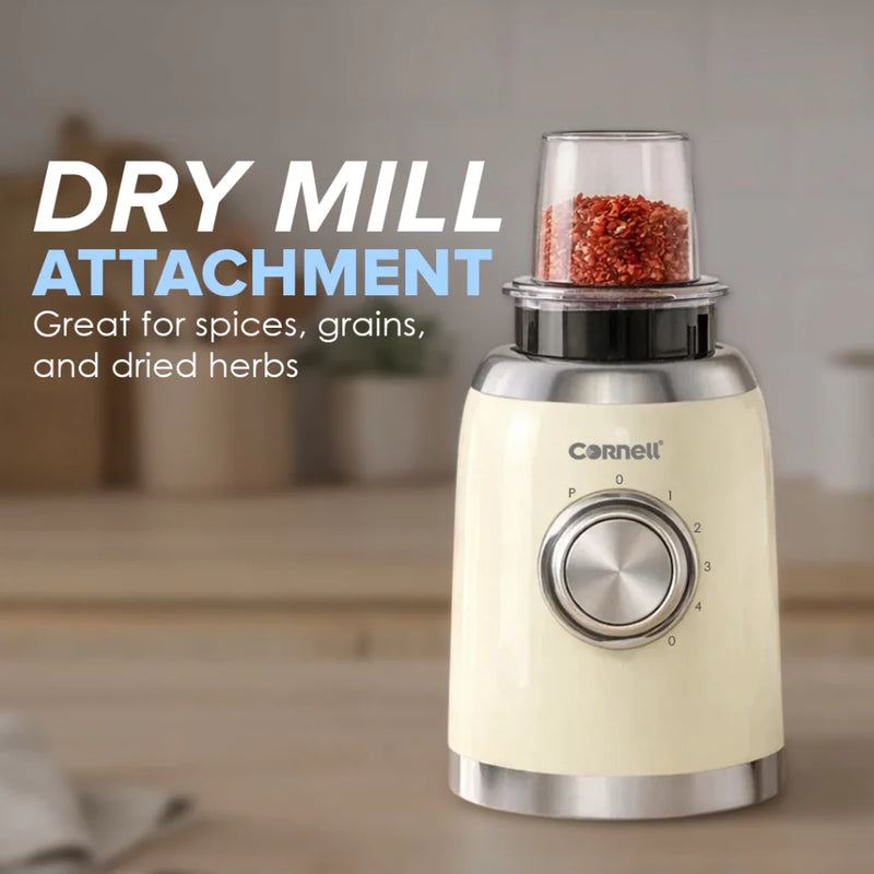 Cornell 600W 1.5L Glass Jug Blender with Grinder