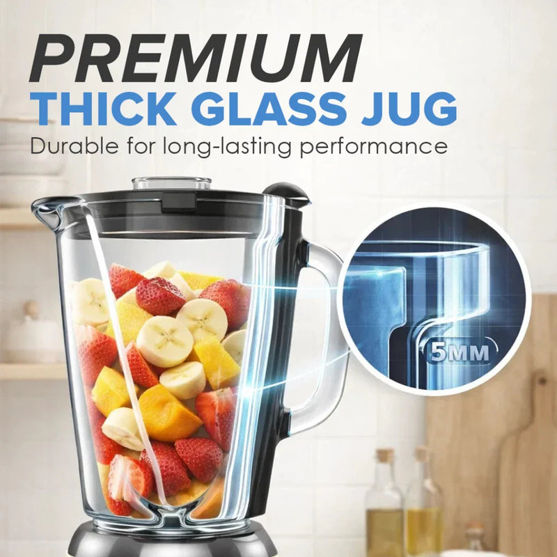 Cornell 600W 1.5L Glass Jug Blender with Grinder