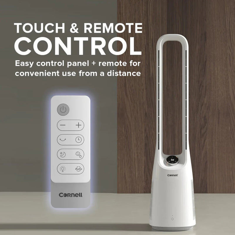 Cornell 45W Bladeless Tower Fan