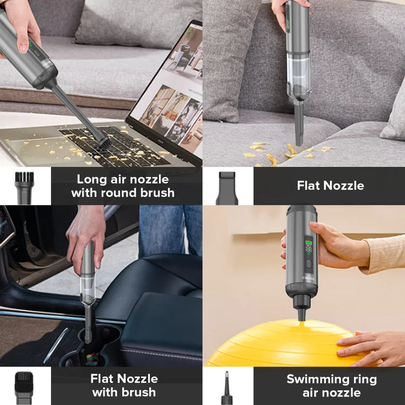 Cornell Mini Portable Vacuum Cleaner with 7 Accessories