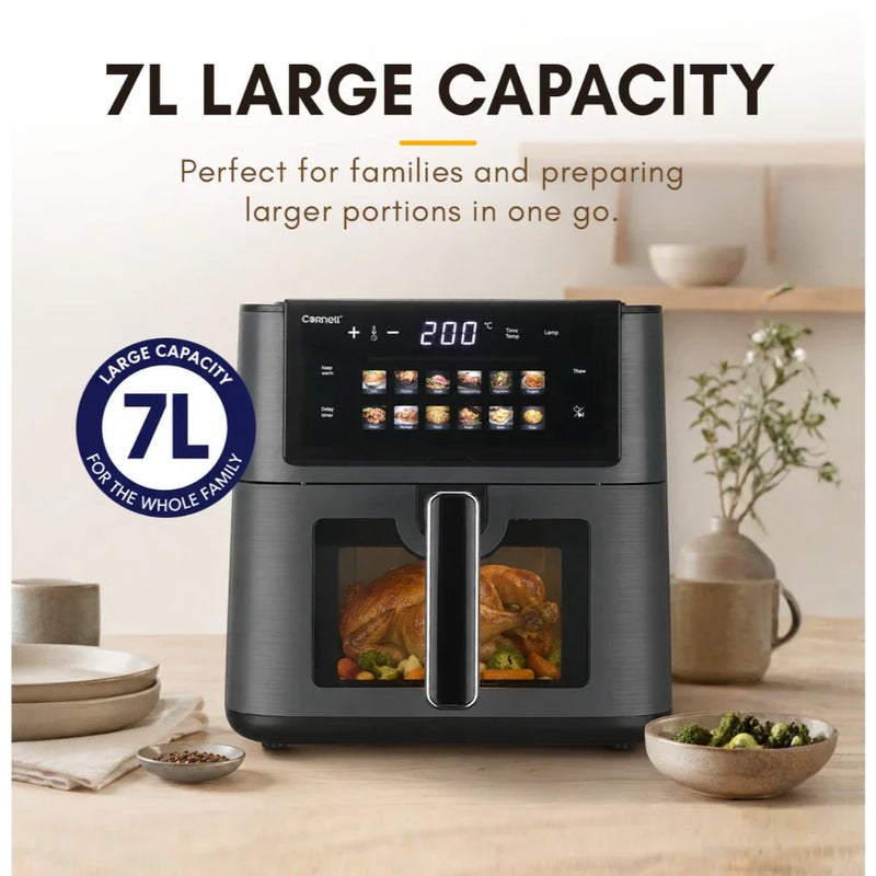 Cornell 7.0L Digital Air Fryer with Visible Window
