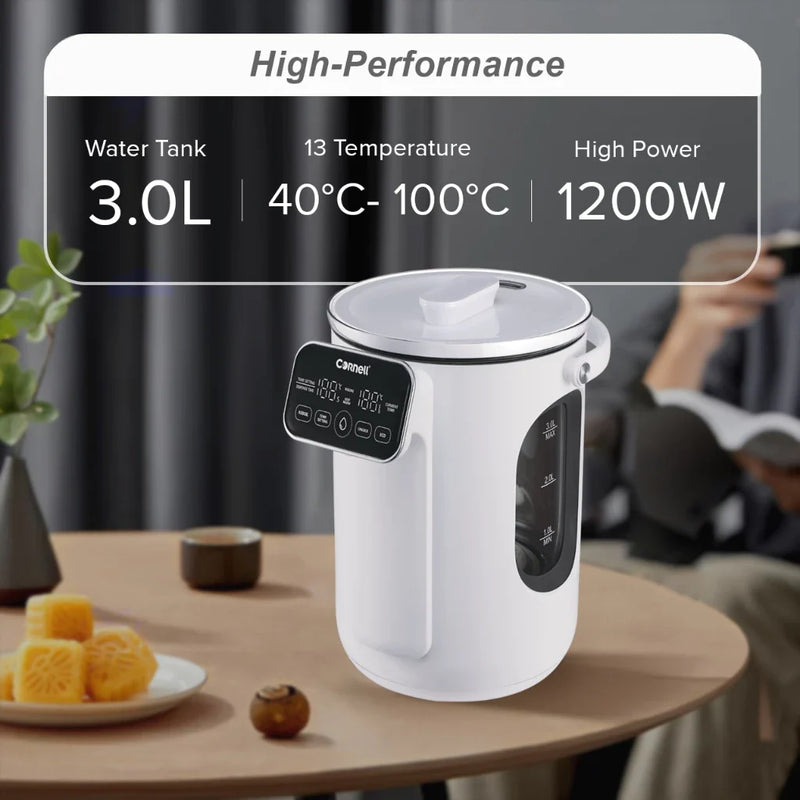 Cornell 3.0L Borosilicate Glass Thermo Pot Dispenser