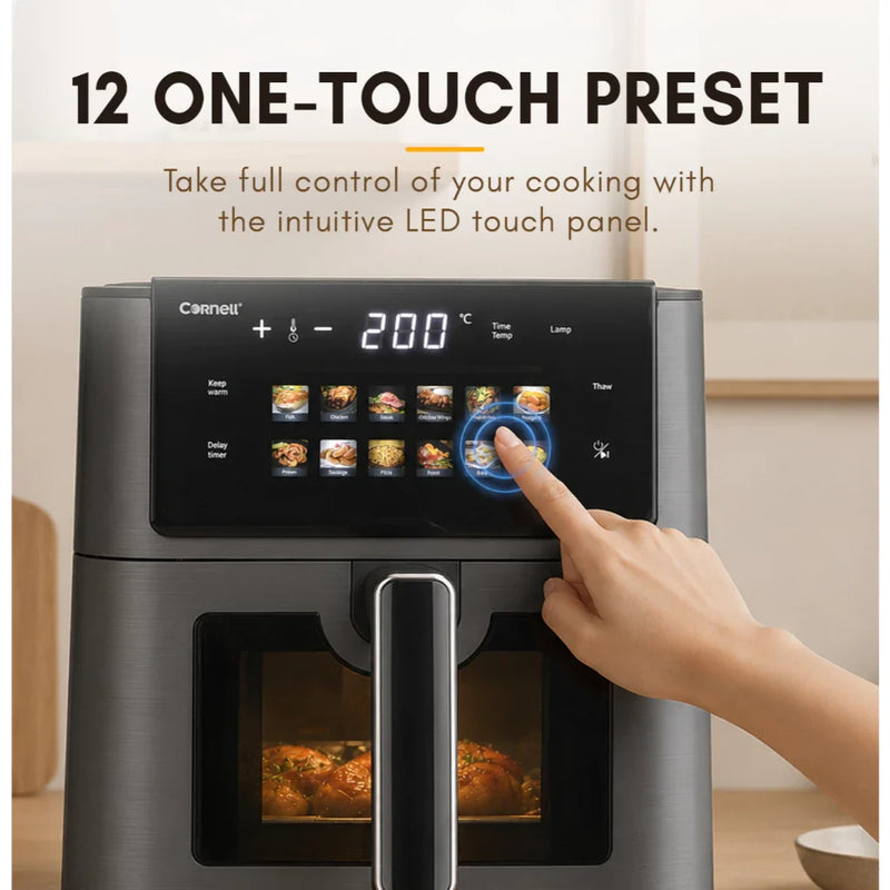 Cornell 7.0L Digital Air Fryer with Visible Window