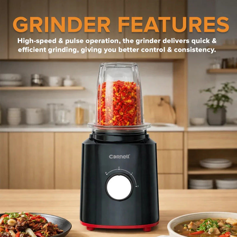 Cornell 400W 1.5L Blender with Grinder CBLS42BK