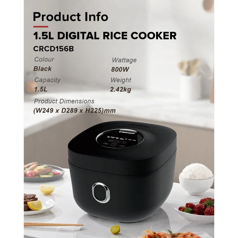 Cornell 1.5L Digital Low Sugar Rice Cooker