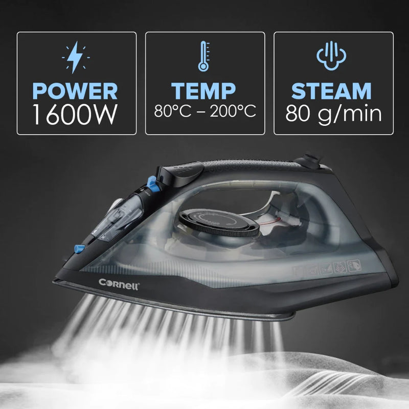 Cornell 1600W Large Steam Iron