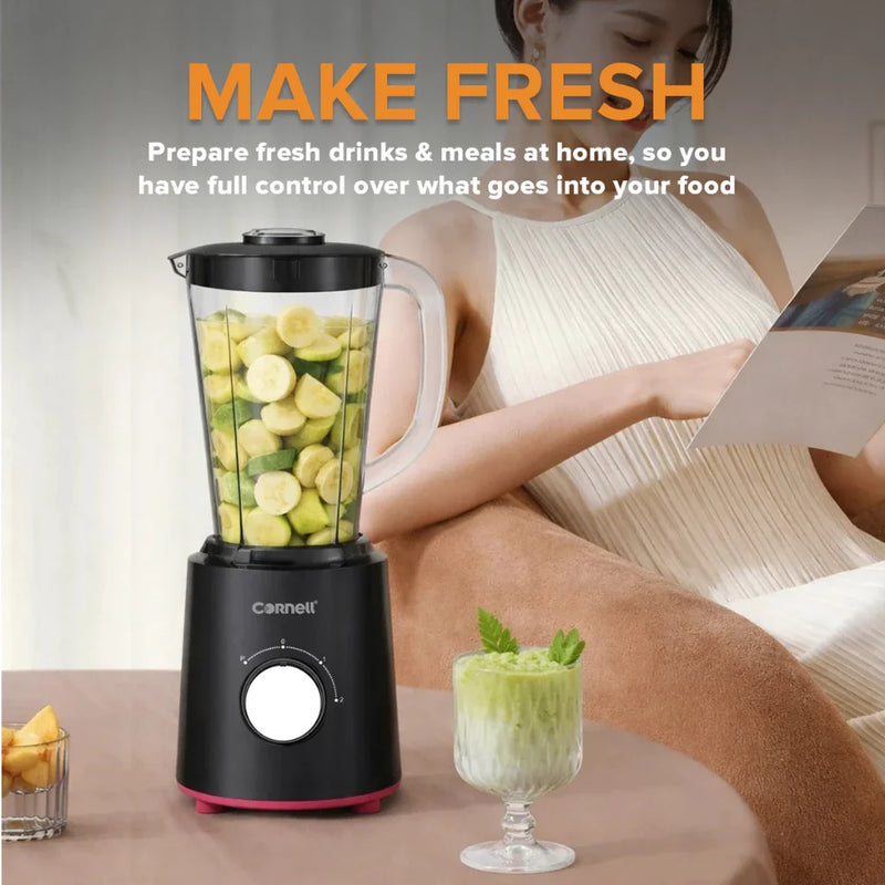 Cornell 400W 1.5L Blender with Grinder CBLS42BK