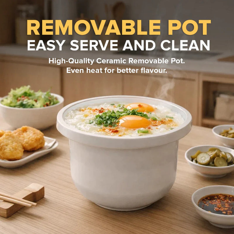 Cornell 3.0L Slow Cooker with Ceramic Pot