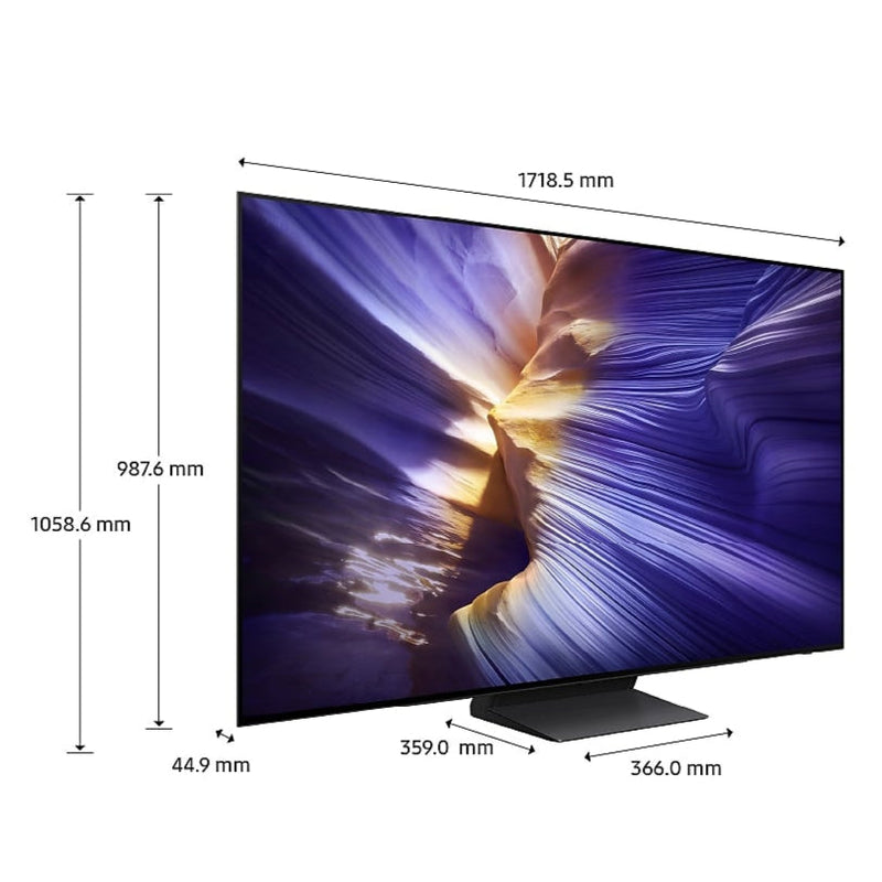 Samsung QA77S90FAEXXS 77-inch OLED 4K Smart TV NQ4 AI Gen3 144Hz