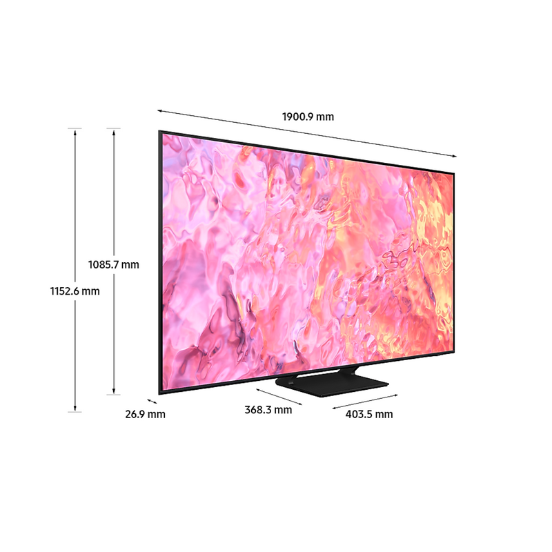 Samsung 85-inch QLED 4K Smart TV QA85Q60CAKXXS with Quantum Dot Technology