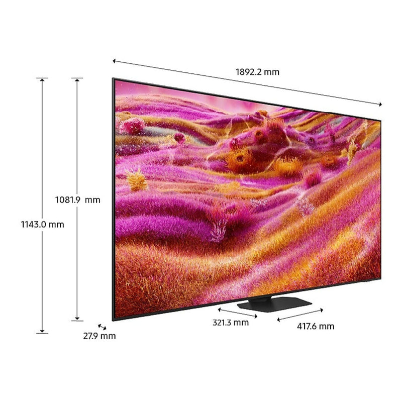 Samsung 85-inch Neo QLED 4K Smart TV. NQ4 AI Gen3 Processor. Glare Free.