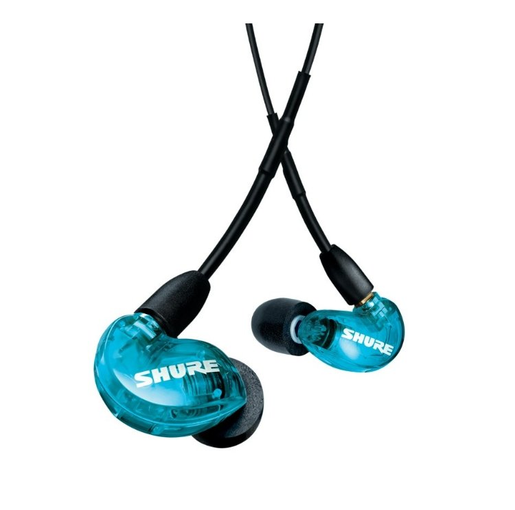 Shure Aonic 215 Sound Isolating Earphones with Remote and Mic Blue