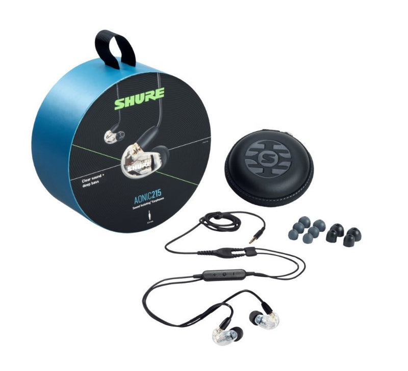 Shure Aonic 215 Clear Sound Isolating Earphones with Remote and Mic