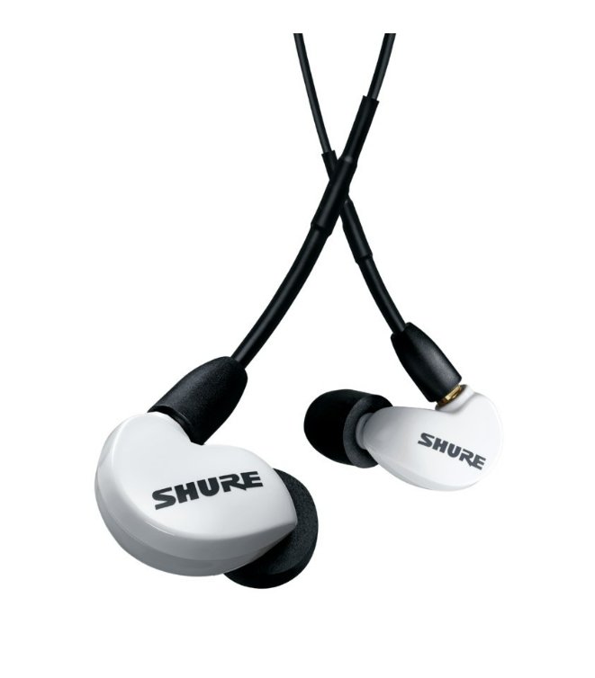Shure Aonic 215 White Sound Isolating Earphones with Remote and Mic