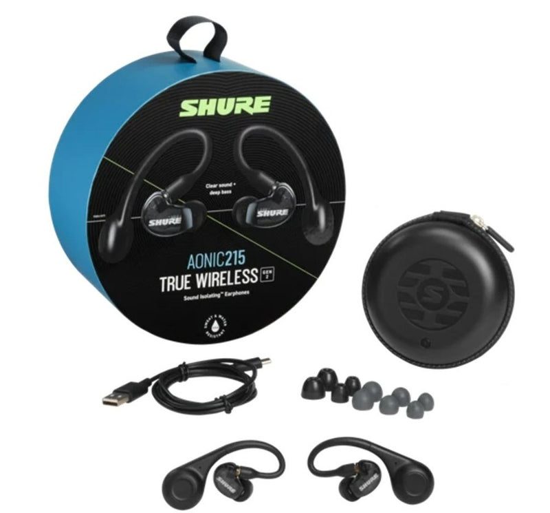 Shure Aonic 215 Gen 2 True Wireless Sound Isolating Earphones Black