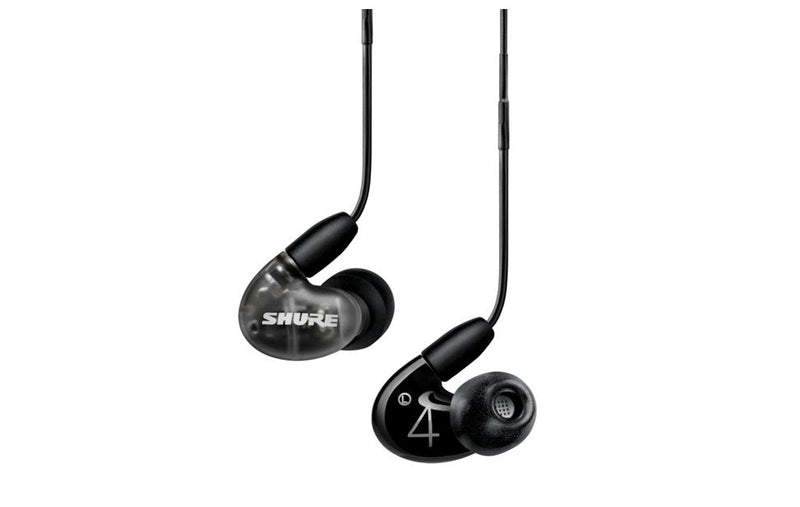 Shure Aonic 4 Dual Driver Hybrid Sound Isolating Earphones Black