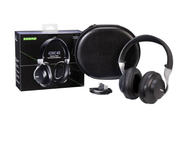 Shure Aonic 40 Wireless Noise Cancelling Headphones SBH2240 Black