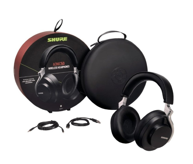 Shure Aonic 50 Wireless Noise Cancelling Headphones SBH2350 Black