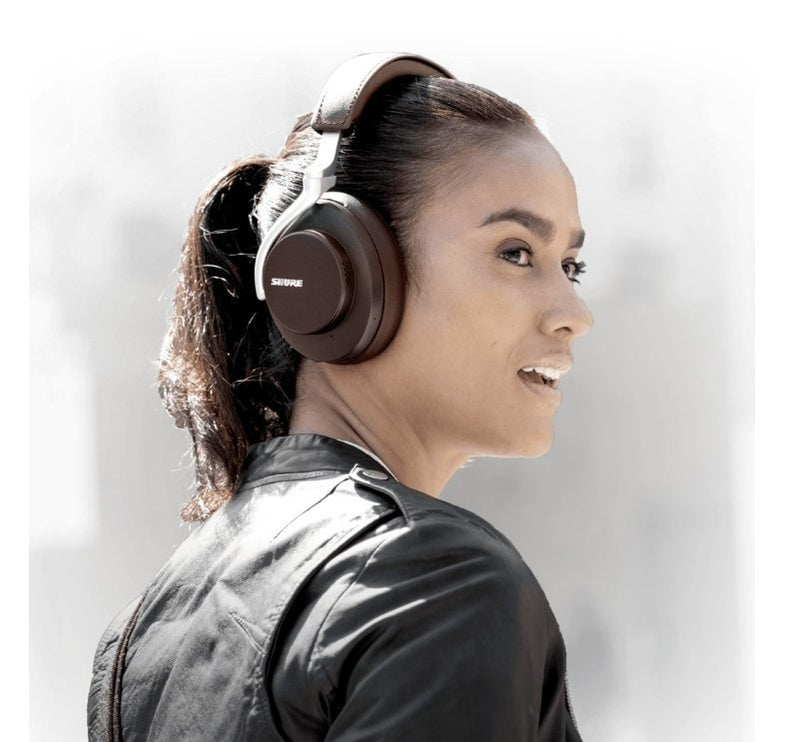 Shure Aonic 50 Wireless Noise Cancelling Headphones SBH2350 Brown