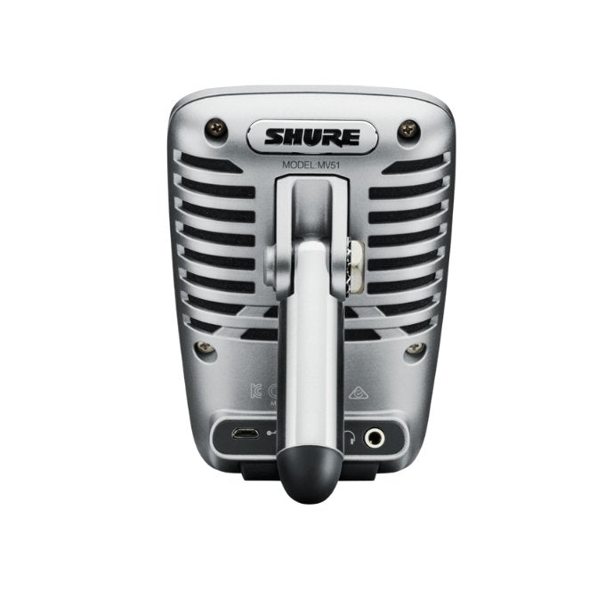 Shure MV51 24-Bit/48kHz Digital Large-Diaphragm Condenser Microphone