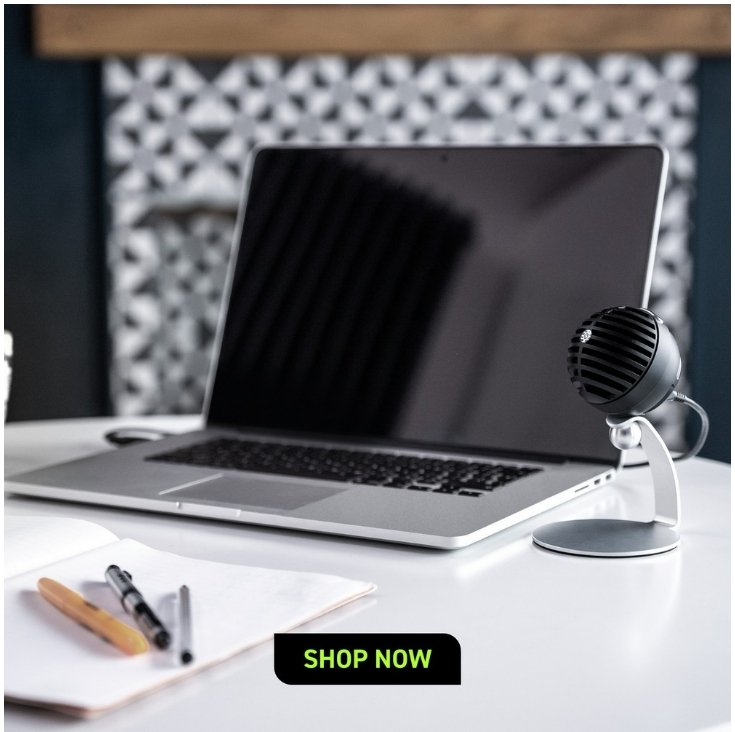 Shure MV5C Home Office Microphone USB-A for Teams Zoom