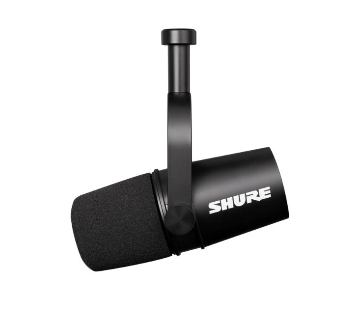 Shure MV7X Dynamic Podcast Microphone XLR Output Black