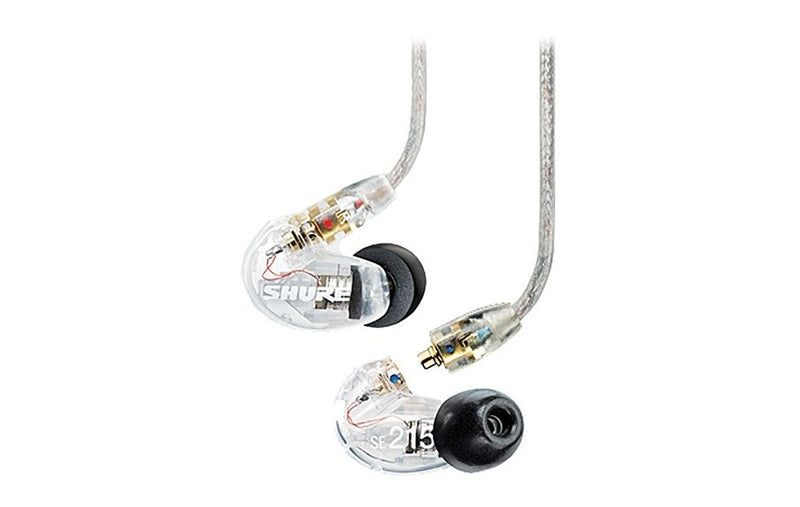 Shure SE215 Single Microdriver Sound Isolating Earphones Clear