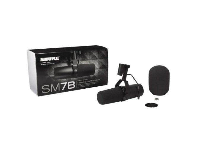 Shure SM7B Dynamic Vocal Microphone with Yoke Mount
