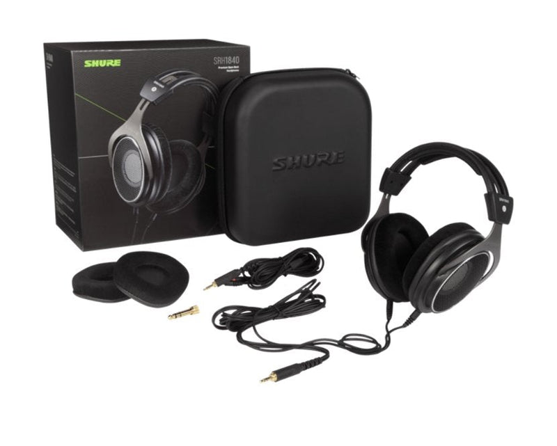Shure SRH1840 40mm Professional Open-Back Over-Ear Headphones
