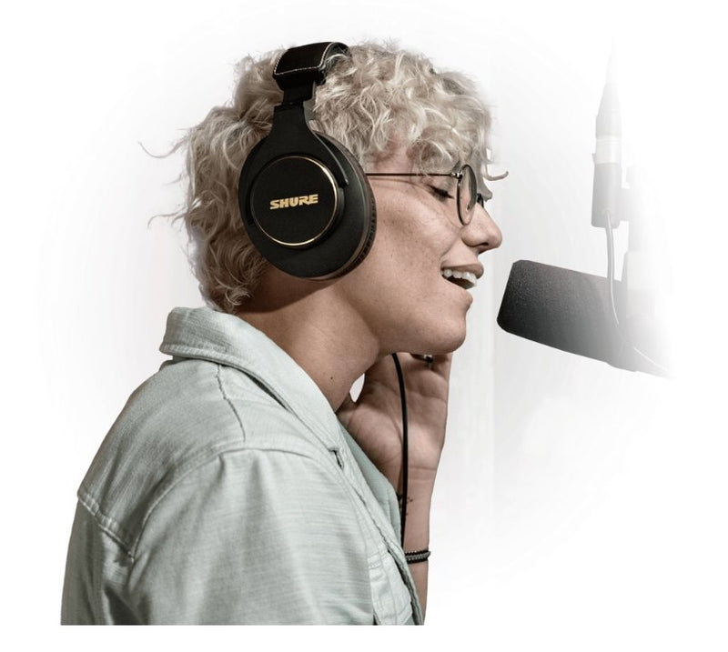 Shure SRH840A Professional Studio Headphones Over-Ear Closed-Back