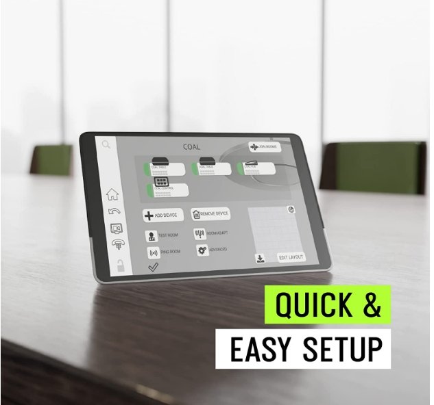 Shure Stem Control 10 Inch Powered LED Touch Display