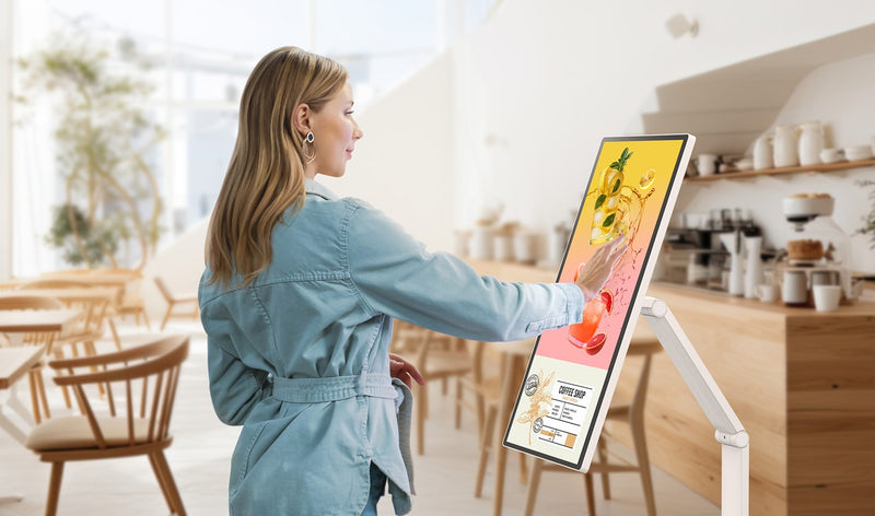 LG 31.5-inch 4K UHD IPS Smart Monitor Swing Touchscreen Rolling Stand