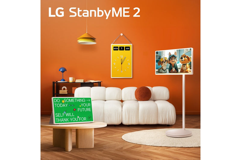 27-inch LG StanbyME 2 Portable Smart Touch Screen TV with webOS