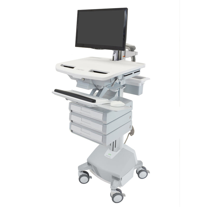 Ergotron StyleView SV44 Medical Cart SV44-1232-3