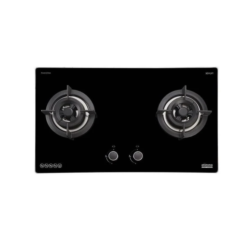 Europace ECH2101S 90cm S/Steel Slim Hood + EBH6281S 2 Burner 80cm Slim Hob (Schott Glass)