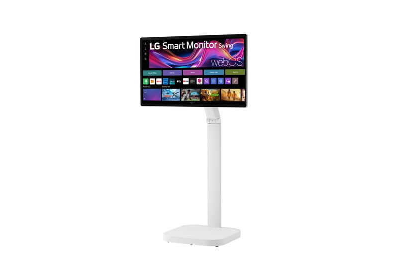 LG 31.5-inch 4K UHD IPS Smart Monitor Swing Touchscreen Rolling Stand